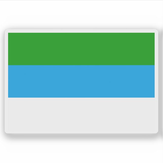 Flagge der Provinz Limon, Costa Rica Aufkleber (Vorderseite)