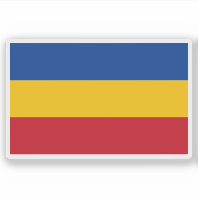 Flagge der Provinz Los Santos, Panama Aufkleber (Vorderseite)