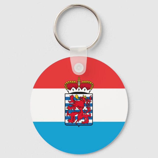 Flagge der Provinz Luxemburg, Belgien Schlüsselanhänger (Vorderseite)