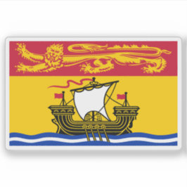 Flagge der Provinz New Brunswick, Kanada Aufkleber