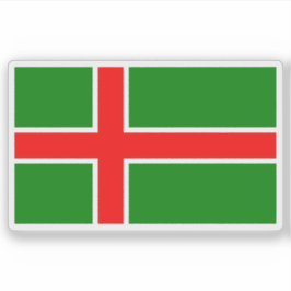 Flagge der Provinz Småland, Schweden Aufkleber