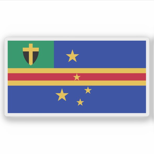 Flagge der Provinz Tafea, Vanuatu Aufkleber (Vorderseite)