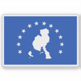 Flagge der Provinz Veraguas, Panama Aufkleber