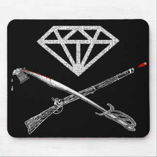 Flagge der "Regel des Diamanten " Mousepad