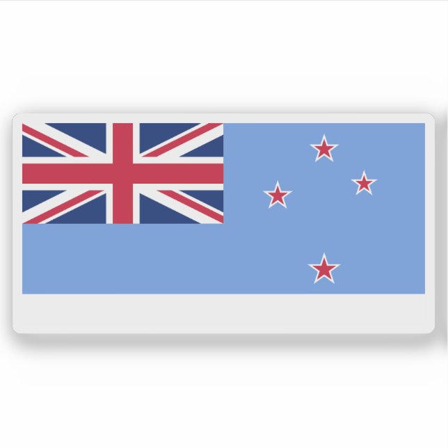 Flagge der Region Ross Dependency in der Antarktis Aufkleber (Vorderseite)