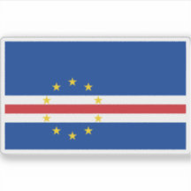 Flagge der Republik Cabo Verde (Kap Verde)