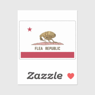 Flagge der Republik Flandern Aufkleber