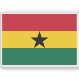 Flagge der Republik Ghana Aufkleber