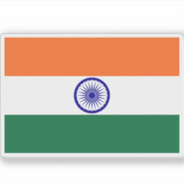 Flagge der Republik Indien Aufkleber