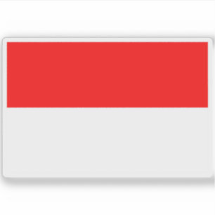 Flagge der Republik Indonesien Aufkleber