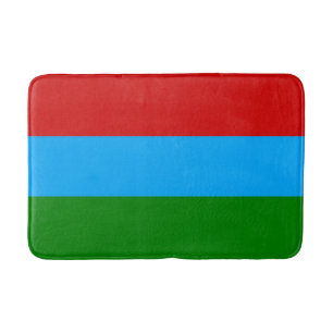 Flagge der Republik Karelien Badematte
