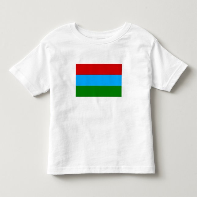 Flagge der Republik Karelien Kleinkind T-shirt (Vorderseite)
