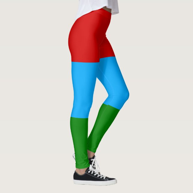 Flagge der Republik Karelien Leggings (Rechts)