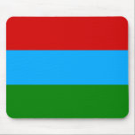 Flagge der Republik Karelien Mousepad<br><div class="desc">Patriotische Flagge der Republik Karelien.</div>