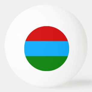 Flagge der Republik Karelien Tischtennisball