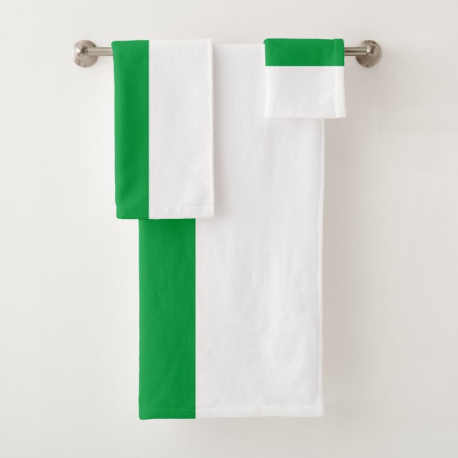 Flagge der Republik Komi Badhandtuch Set (Insitu)