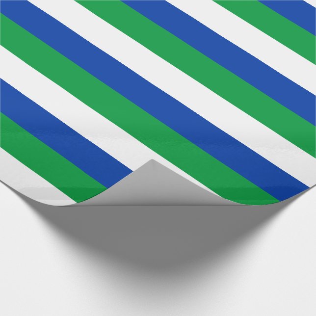 Flagge der Republik Komi Geschenkpapier (Ecke)