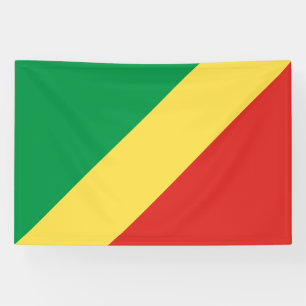 Flagge der Republik Kongo Banner