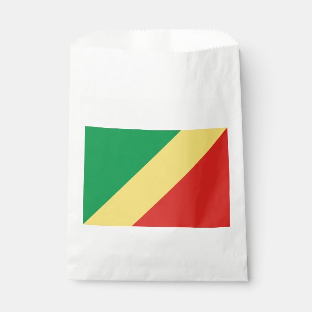 Flagge der Republik Kongo Geschenktütchen (Vorderseite)