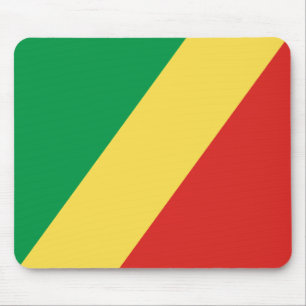 Flagge der Republik Kongo Mousepad
