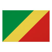 Flagge der Republik Kongo