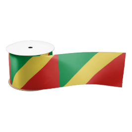 Flagge der Republik Kongo Satinband