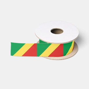 Flagge der Republik Kongo Satinband