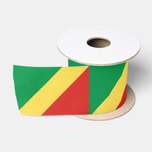 Flagge der Republik Kongo Satinband