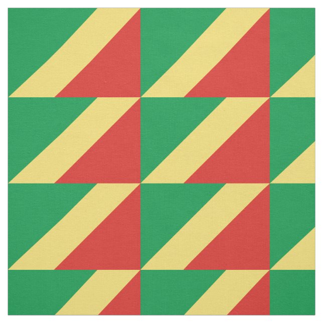 Flagge der Republik Kongo Stoff (Muster)
