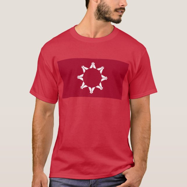 Flagge der Republik Lakotah T-Shirt (Vorderseite)