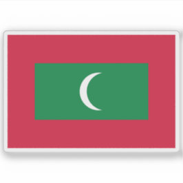 Flagge der Republik Malediven Aufkleber
