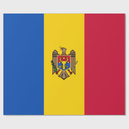 Flagge der Republik Moldau Geschenkpapier