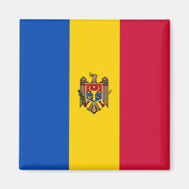 Flagge der Republik Moldau Magnet