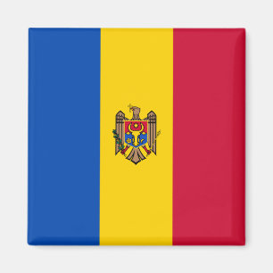 Flagge der Republik Moldau Magnet