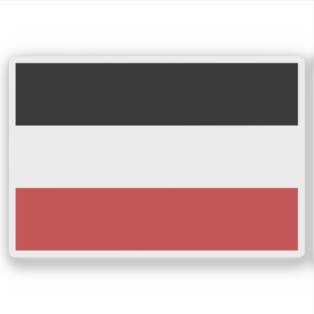 Flagge der Republik OberVolta (Burkina Faso) Aufkleber (Vorderseite)