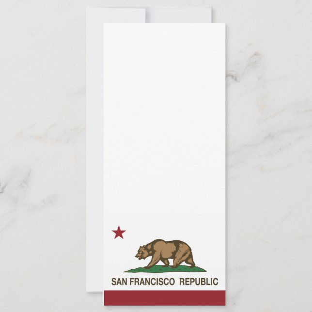 Flagge der Republik San Francisco (Vorderseite)