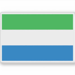 Flagge der Republik Sierra Leone Aufkleber
