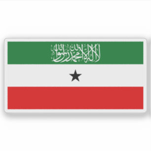 Flagge der Republik Somaliland (1996-1996) Aufkleber