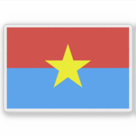 Flagge der Republik Südvietnam (1975-1976) Aufkleber