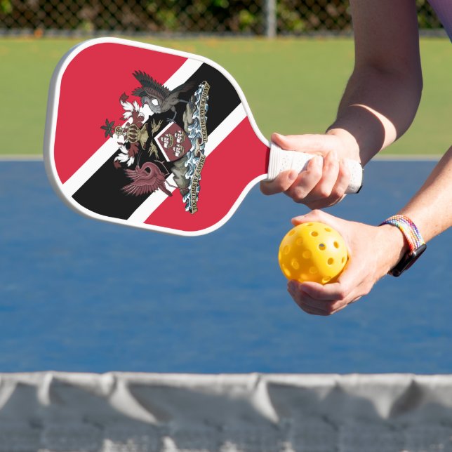 Flagge der Republik Trinidad und Tobago Pickleball Schläger (InSitu)