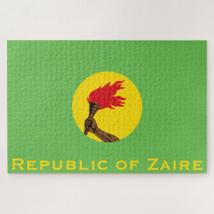 Flagge der Republik Zaire