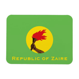 Flagge der Republik Zaire Magnet