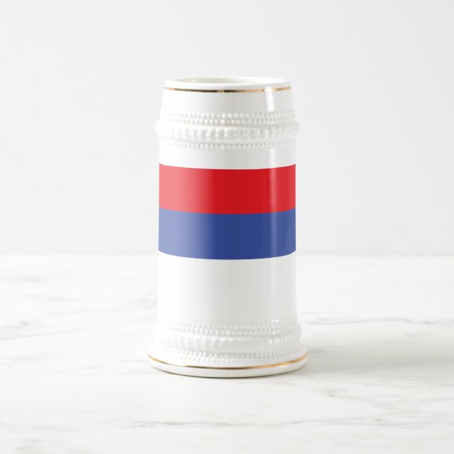 Flagge der Republika Srpska Bierglas (Mittel)