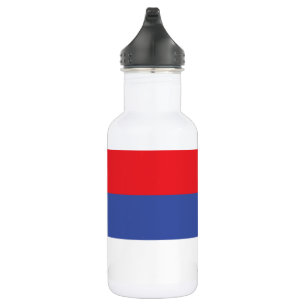 Flagge der Republika Srpska Edelstahlflasche