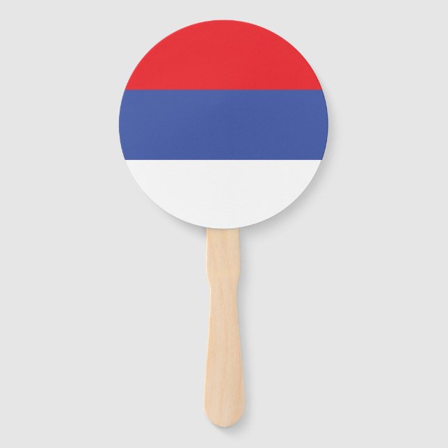 Flagge der Republika Srpska Fächer (Vorderseite)