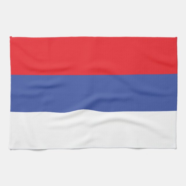 Flagge der Republika Srpska Geschirrtuch (Horizontal)