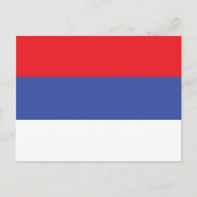 Flagge der Republika Srpska Postkarte (Vorderseite)