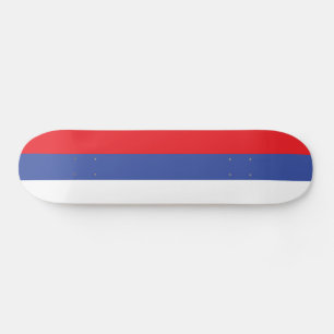 Flagge der Republika Srpska Skateboard