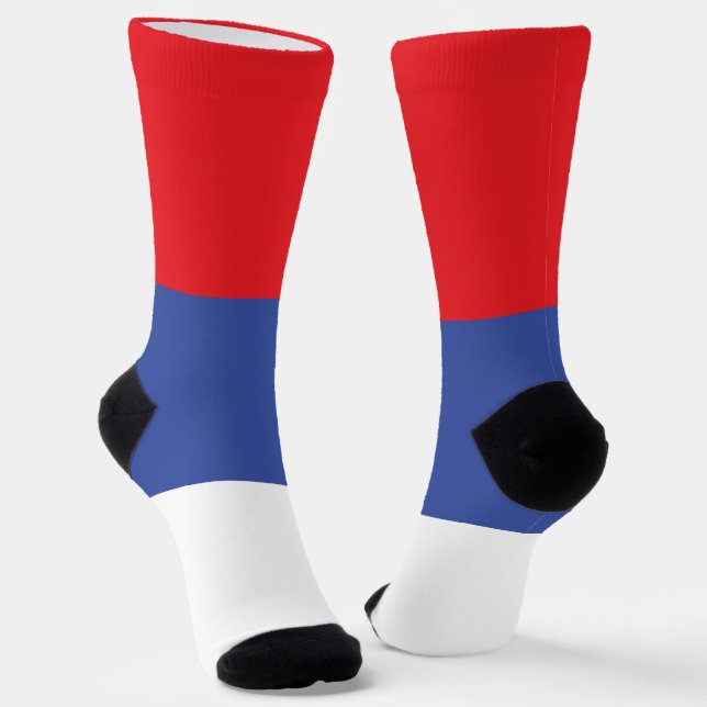 Flagge der Republika Srpska Socken (Gewinkelt)