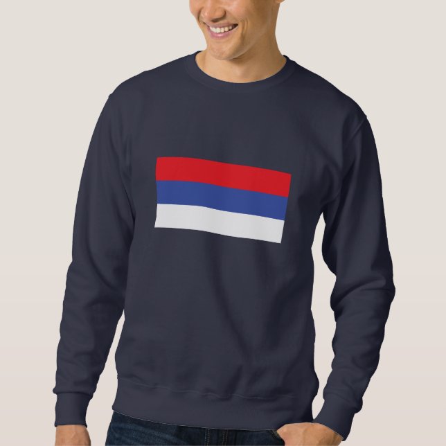 Flagge der Republika Srpska Sweatshirt (Vorderseite)